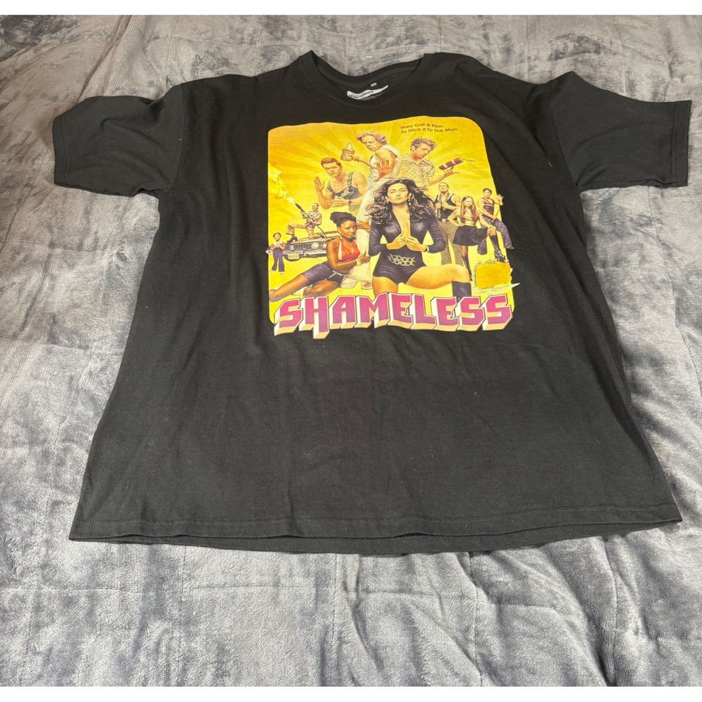 Shameless TV Show Graphic Black‎ T-Shirt Mens XL/XLT Comedy Drama Series